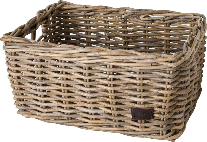Afbeelding laden in galerijviewer, Fastrider zeno rotan fietsmand - naturel - 26l - handgemaakt
