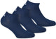 Fila - invisible socks 3-pack - blauwe sneakersokken - 43-46 - blauw