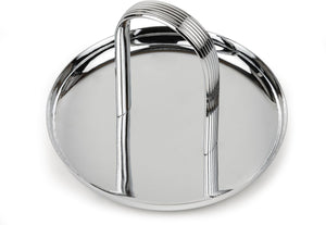 Zilverstad - bonbon schaal elana zilver kleur - dienblad rond - moederdag cadeautip!