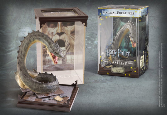 Noble collection harry potter - magical creatures figuur - basilisk