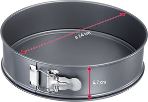 Westmark springvorm, taartvorm, ø 24 cm, met antiaanbaklaag, koudgewalst staal, back meister, antraciet, 32642270