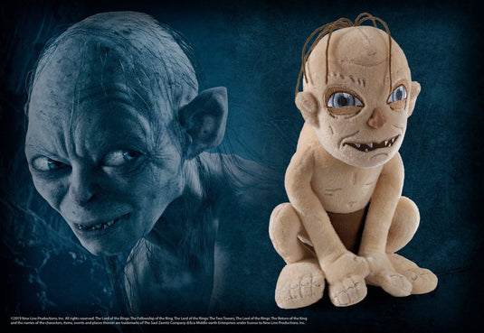 Noble collection the the lord of the rings pluche knuffel gollum 23 cm bruin