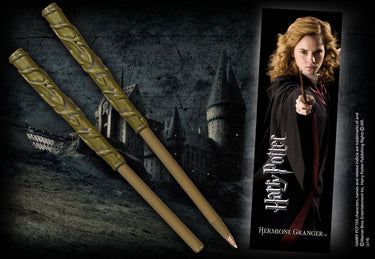 The noble collection harry potter pen en bladwijzerset hermione multicolours