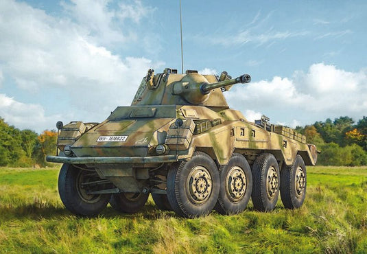 Italeri modelbouwpakket militaire voertuigen - 6572 sd.kfz. 234 2 puma plastic - 1:35 - modelbouw