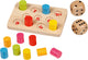 Goki dobbelspel - shut the box mini - 7x5x1,5cm - hout - 6 jaar