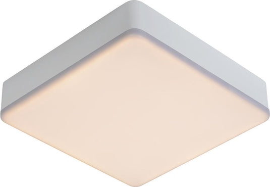 Lucide ceres-led - plafonnière (plafondlamp) badkamer - led dimbaar - 1x30w 3000k - ip44 - wit