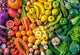 Castorland puzzel rainbow of vitamins - kleurrijke legpuzzel 1500 stukjes.