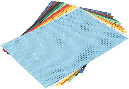 Creativ company kruissteken karton diverse kleuren, 10 vellen