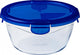 Pyrex - cook go schaal rond met deksel 1,6 liter - transparant