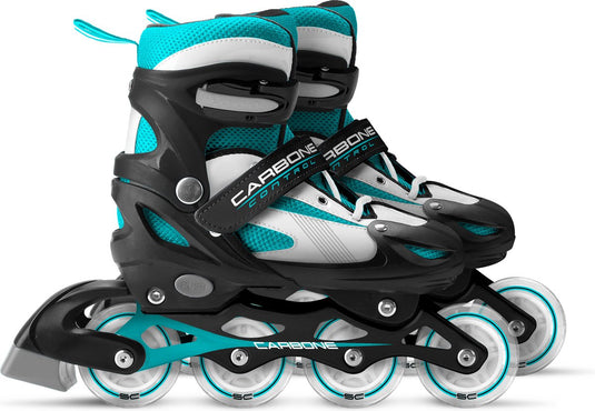Skids control - Carbone inline skates semi-softboot verstelbaar zwart maat 34-37