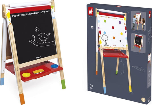 Janod - schoolbord - verstelbaar krijtbord whiteboard