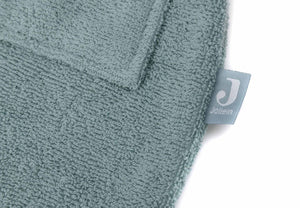 Jollein - baby badjas badstof 3-4 jaar - badjas kinderen met capuchon - sea green