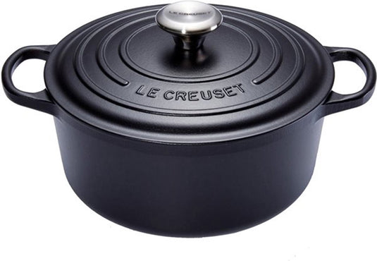 Le creuset signature braad- stoofpan mat zwart - 28 cm
