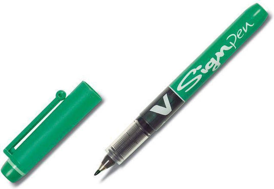 Pilot boligrafo de tinta líquida v sign groen 0,6 mm (12 stuks)