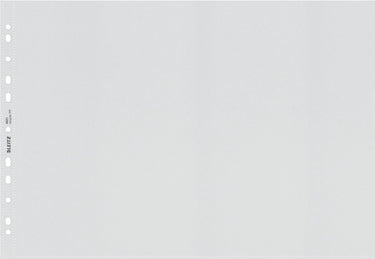 Leitz 25x recycle showtas a3 - insteekhoezen van 100 micron - 90% pre-consumer gerecycled plastic - transparant