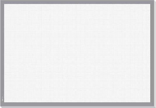 Sigel bureau onderlegger - squared - 59,5x41cm - 30 vel - met ruit - schrijf onderlegger - si-ho260