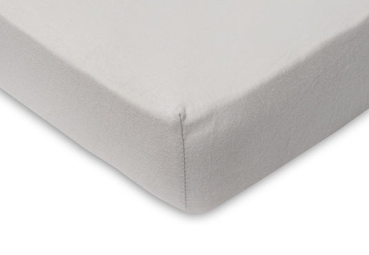 Jollein - hoeslaken wieg jersey 40 50x80 90cm - baby ledikant hoeslaken - zacht katoen - nougat - 2 stuks