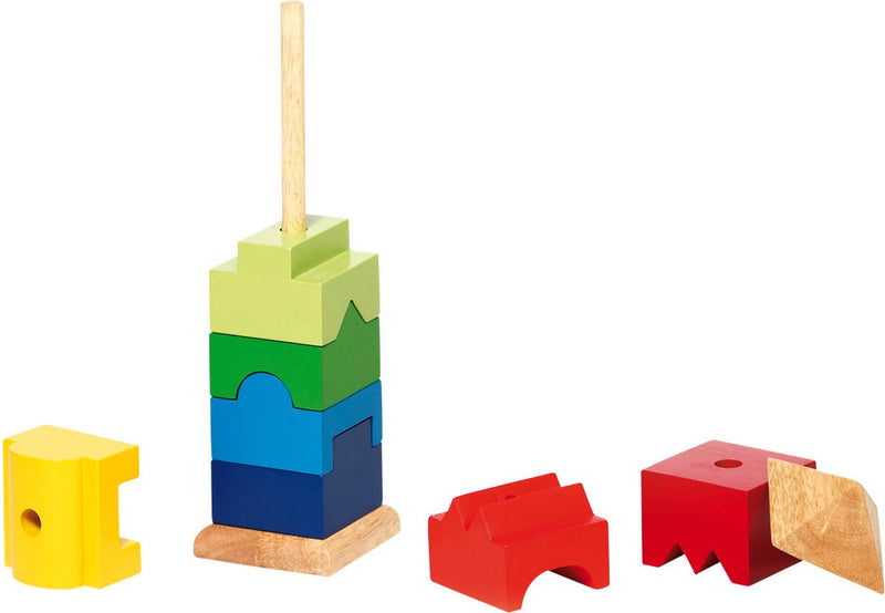 Afbeelding laden in galerijviewer, Goki houten stapel toren, 9dlg.
