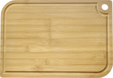 Westmark snijplank – houten snijplank met sapgroef voor het gemakkelijk snijden van voedsel – bamboe, 40 x 29cm