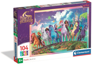 Clementoni puzzel unicorn academy - 104dlg.