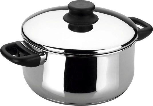 Lacor garinox kookpot met deksel - ø 24cm - 5l