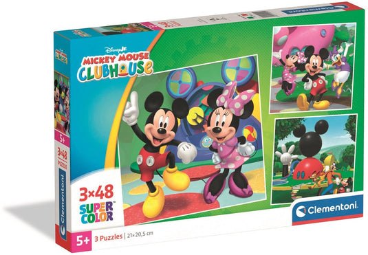 Clementoni mickey mouse club house (3 x 48 stukjes)
