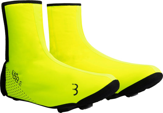 Bbb cycling waterflex 3.0 fiets overschoenen wielrennen - overschoenen mountainbike - waterbestendig - neon geel - maat 39 40 - bws-23