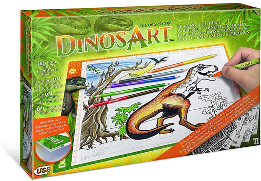 Nebulous stars dinosart teken tablet met licht