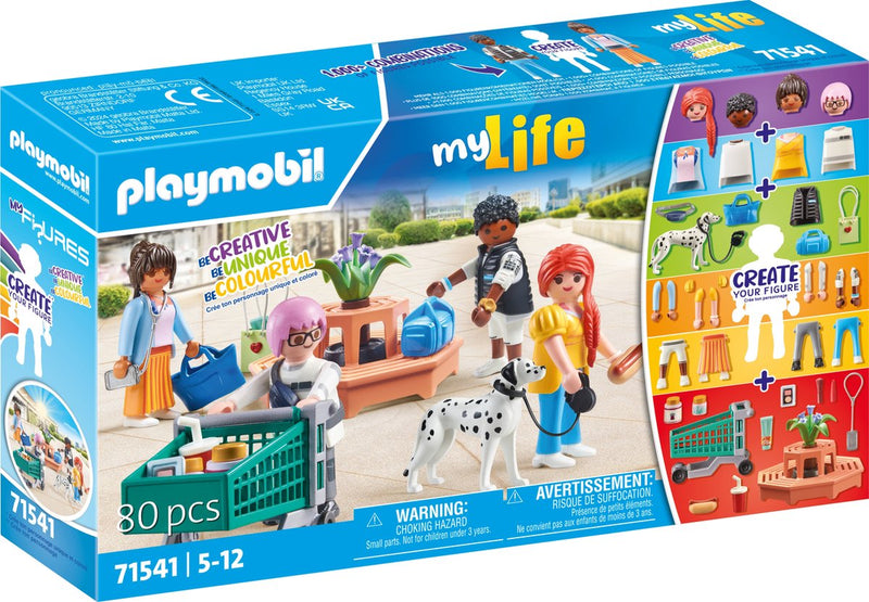 ギャラリービューアに画像をロードする, Playmobil my life my figures: shopping - 71541
