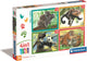 Clementoni - kinderpuzzel 4 in 1 - baby dieren - puzzels vanaf 3 jaar