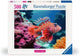 Merkloos sans marque ravensburger legpuzzel colorful animals rode koraalduivel, 500st.