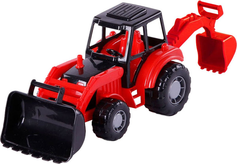 Afbeelding laden in galerijviewer, Cavallino junior graafmachine tractor rood
