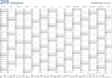 Staedtler jahresplaner lumocolor year planner 2024 a1 format