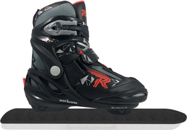 Roces – v-ice 4.0 – noren – schaatsen – zwart rood – snelle langebaan noren verstelbare pasvorm – maat eu 36-40
