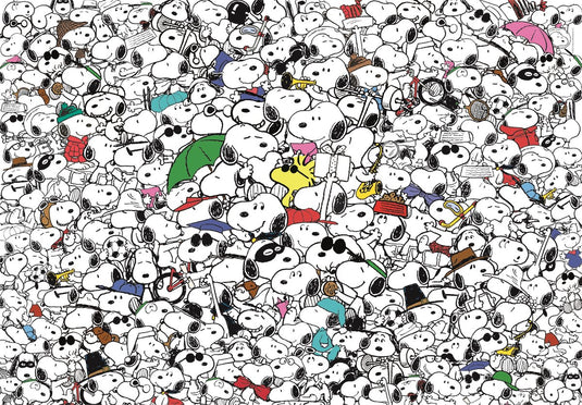 Clementoni legpuzzel impossible peanuts snoopy, 1000st.