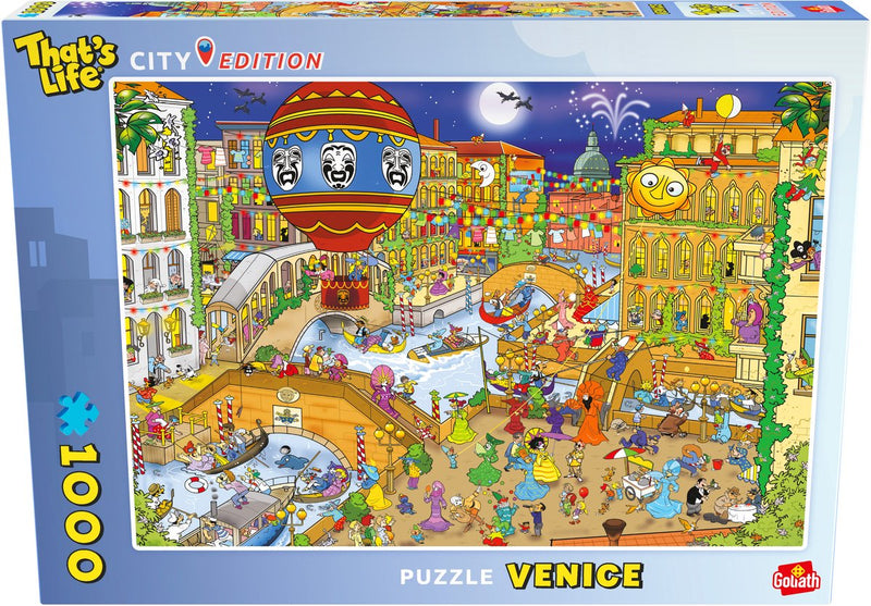 Afbeelding laden in galerijviewer, Goliath that's life city edition: venice legpuzzel - 1000st.
