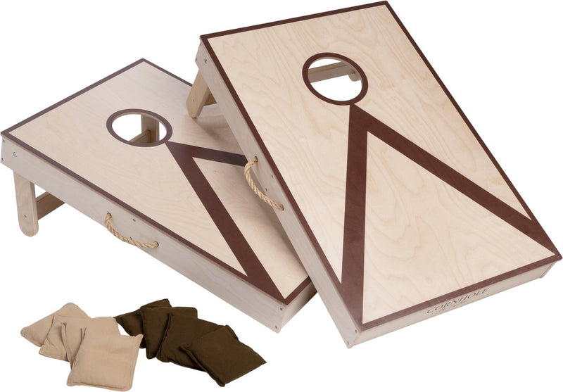 Afbeelding laden in galerijviewer, Engelhart cornhole – dubbel set – 90 x 60 cm – pine birchwood – inclusief 2 x 4 zakjes en draagtas – outdoor cornhole spel voor gezellig en competitief spel –
