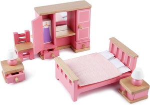 Tidlo poppenhuis inrichting slaapkamer