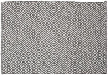Sealskin trellis badmat 60x90 cm - katoen - grijs