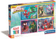 Clementoni legpuzzel 4in1 spidey and his amazing friends