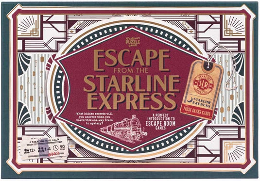 Professor puzzle escape from the starline express - escape room spellen (eng)