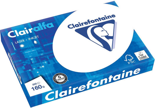 Clairefontaine - clairalfa - kopieerpapier - a3 - 160 grams - 250 vel