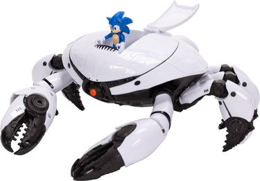 Jakks sonic movie, speelset: slagschip met sonic-figuur, 6 cm