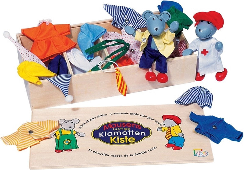 Afbeelding laden in galerijviewer, Goki muizenpopjes + kleding

