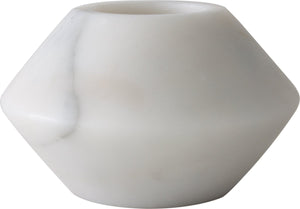 Tak design theelicht maysa 3 - marmer - 12 x 7 cm - wit