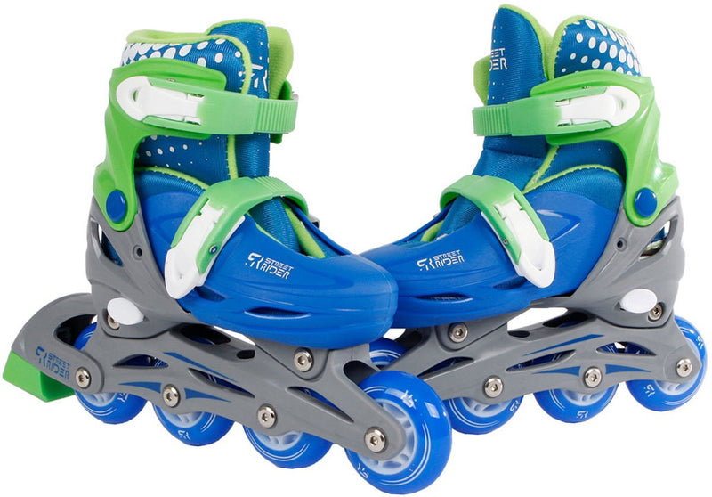 Afbeelding laden in galerijviewer, Street rider inline skeelers blauw, maat 30-33
