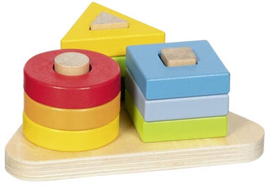 Goki houten driehoekig sorteerspel