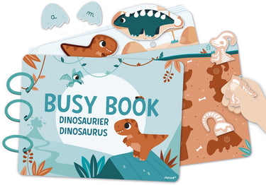 Janod - dino - bezig boekje nederlands duits