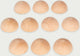Tickit ® natuurlijke houten halve bollen