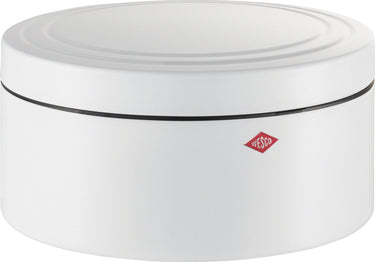 Wesco classic line gebaksdoos met deksel | 4 liter | metaal - mat wit | koekjesdoos